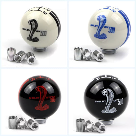 Ford Mustang Car Gear Shift Knob 5 Speed Cobra Logo Manual