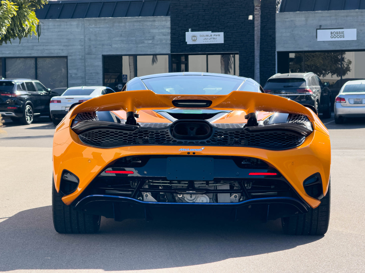 2024 McLaren 750S MSO Papaya Spark w/ Burton Blue (Bespoke F1 MCL 33 Livery) For Sale