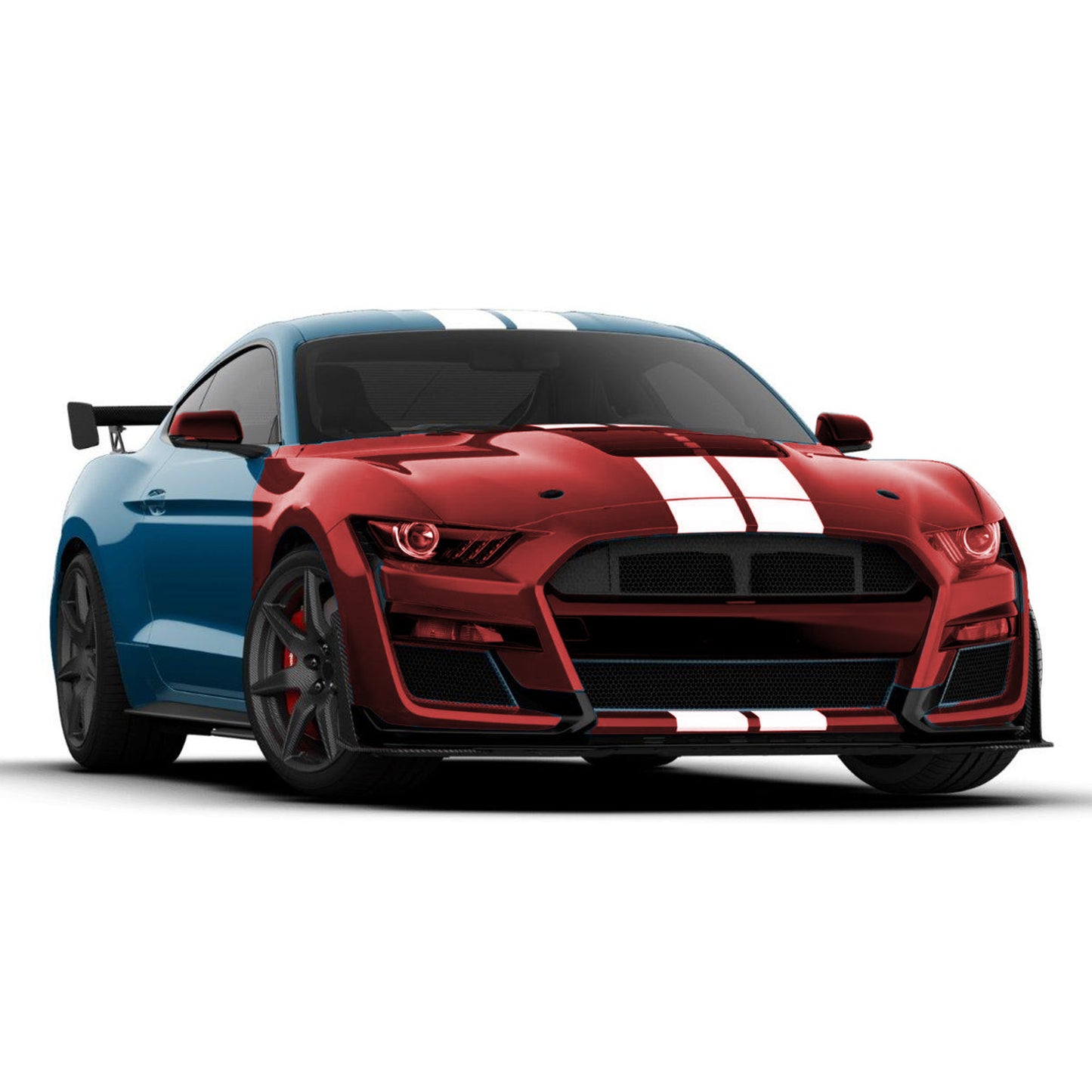 6G Ford Mustang Shelby GT500 Carbon Fiber Track Pack Front-End PPF Kit