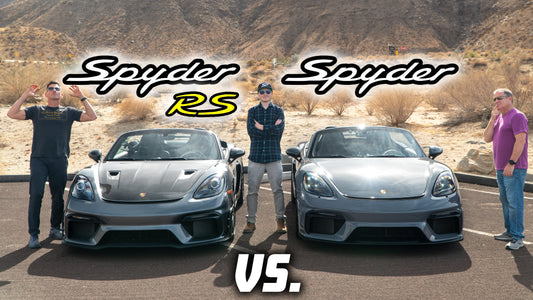Porsche 718 Spyder RS vs. 718 Spyder